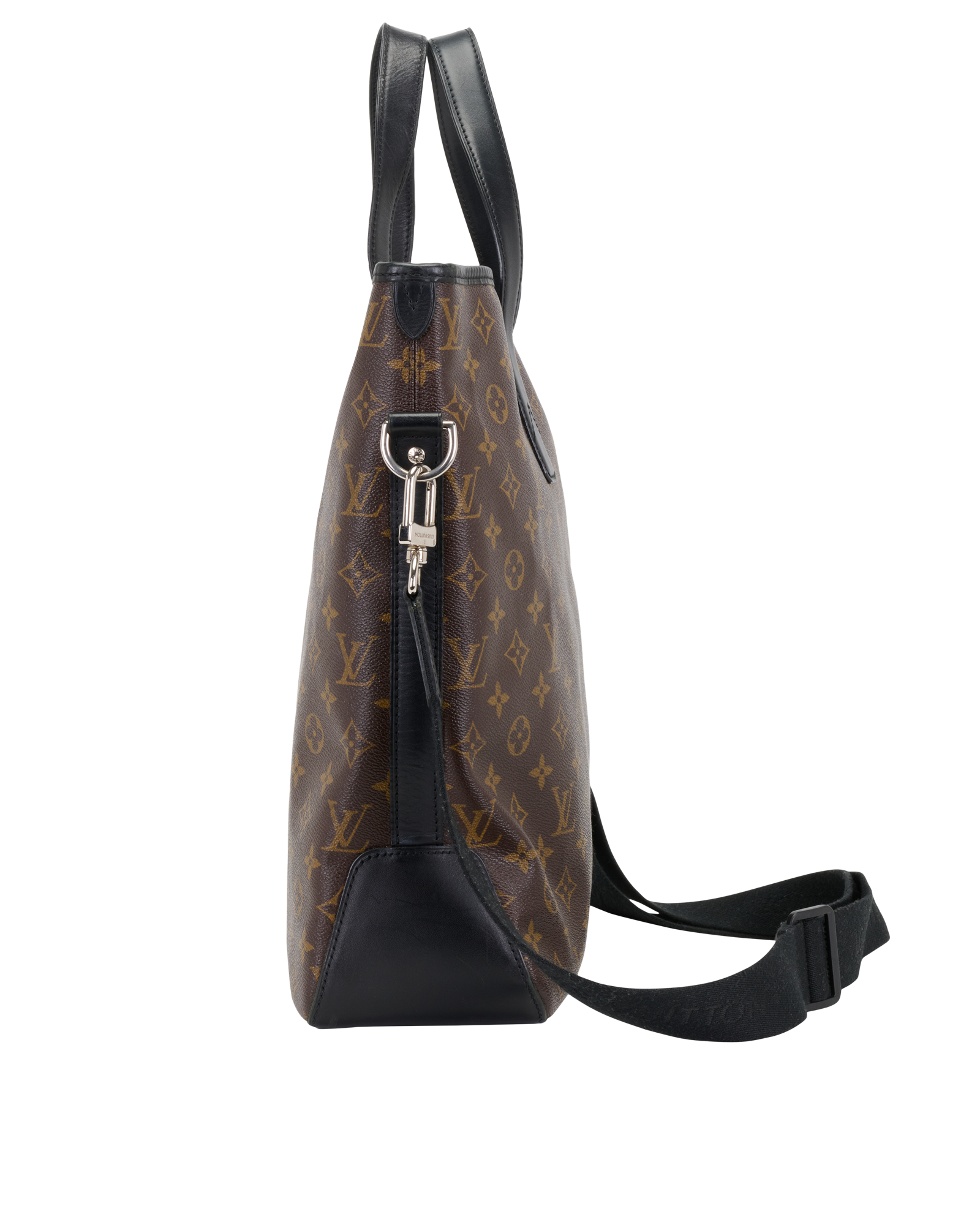 Macassar David Tote, &pound;795, Handbags, Brown, Canvas, Bottom view
